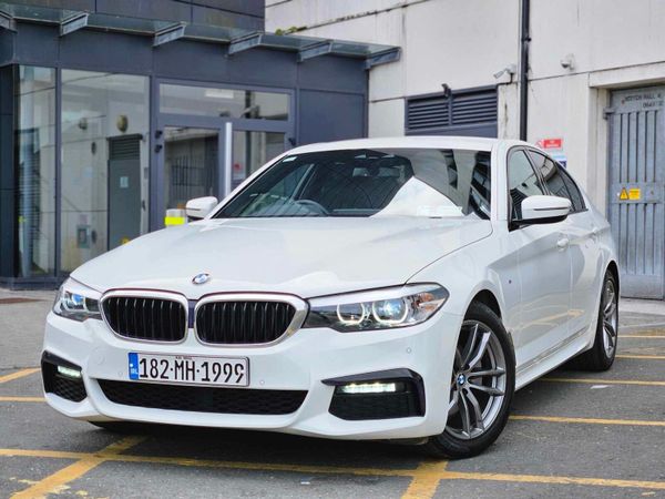 BMW 5-Series Saloon, Diesel, 2018, White