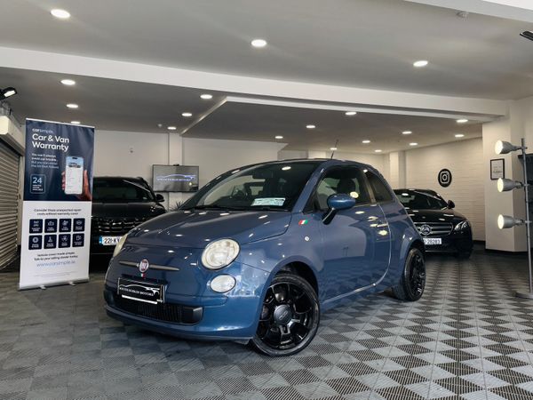 Fiat 500 Hatchback, Petrol, 2011, Blue