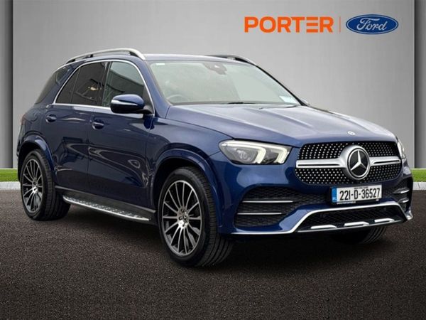 Mercedes-Benz GLE SUV, Diesel Plug-in Hybrid, 2022, Blue