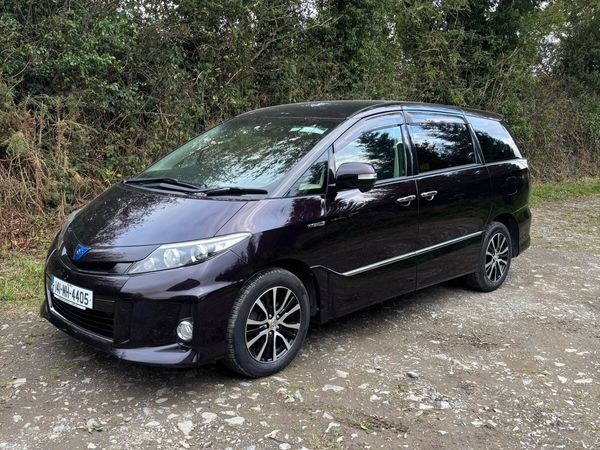 Toyota Estima MPV, Petrol Hybrid, 2014, Black