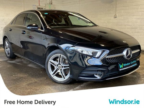 Mercedes-Benz A-Class Saloon, Petrol Plug-in Hybrid, 2021, Black