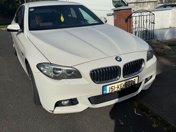 BMW 5-Series Saloon, Diesel, 2015, White