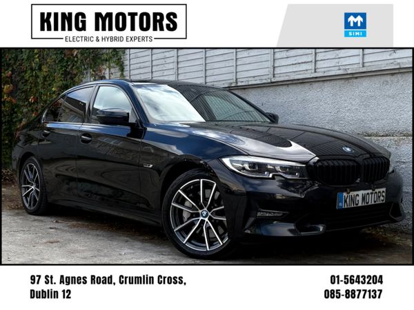 BMW 3-Series Saloon, Petrol Hybrid, 2022, Black