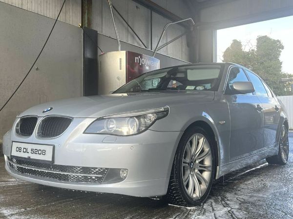 BMW 5-Series Saloon, Diesel, 2008, Silver