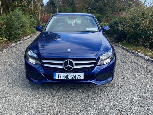 Mercedes-Benz C-Class Saloon, Diesel, 2017, Blue