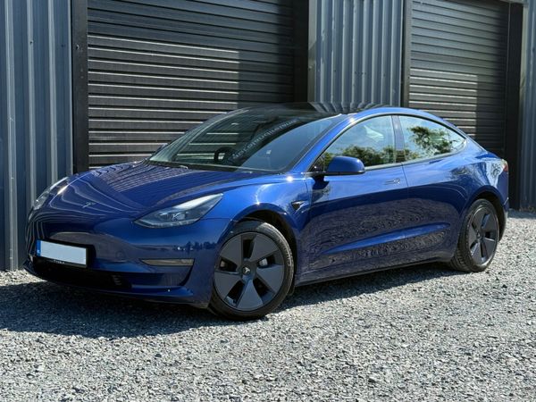 Tesla Model 3 Saloon, Electric, 2021, Blue