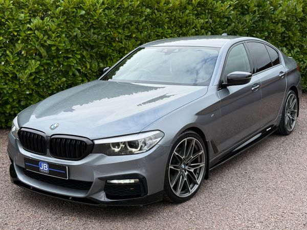 BMW 5-Series Saloon, Diesel, 2017, Blue