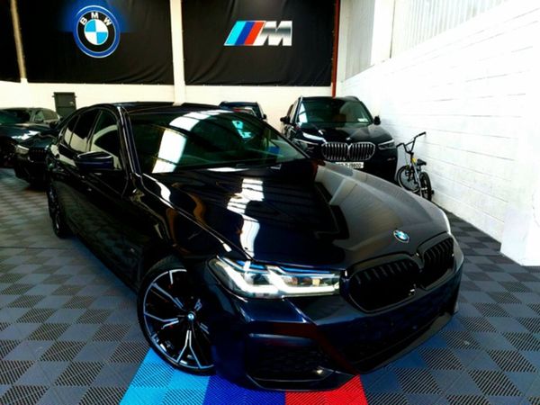 BMW 5-Series Saloon, Petrol Plug-in Hybrid, 2021, Black