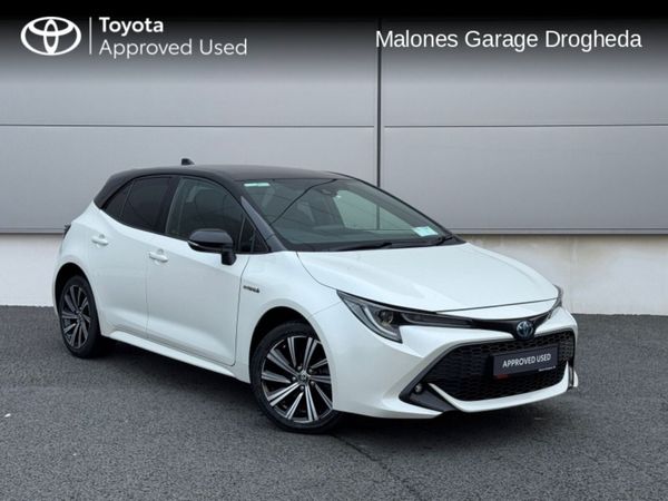 Toyota Corolla Hatchback, Petrol Hybrid, 2021, White