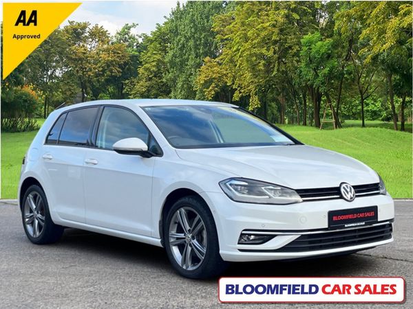 Volkswagen Golf Hatchback, Petrol, 2019, White