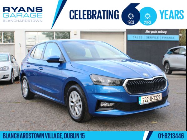 Skoda Fabia Hatchback, Petrol, 2022, Blue