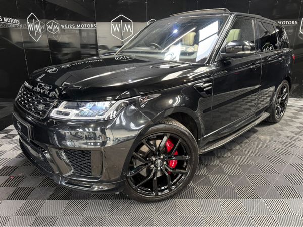 Land Rover Range Rover Sport Estate, Petrol Plug-in Hybrid, 2018, Black