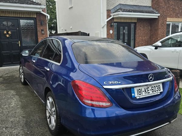 Mercedes-Benz C-Class Saloon, Petrol Plug-in Hybrid, 2018, Blue