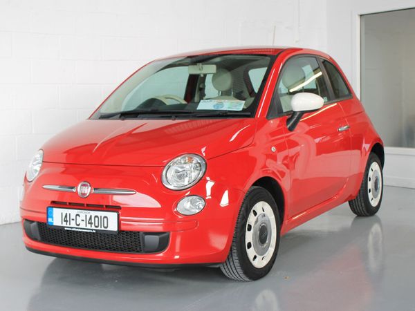 Fiat 500 Hatchback, Petrol, 2014, Red