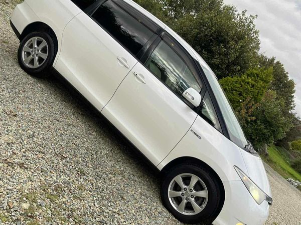 Toyota Estima MPV, Petrol Hybrid, 2008, White