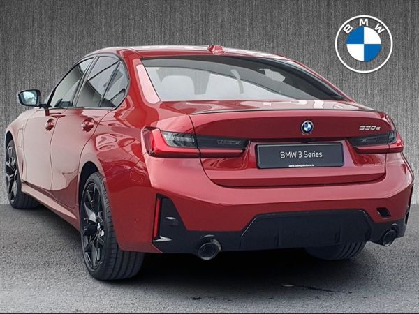 BMW 3-Series Saloon, Petrol Plug-in Hybrid, 2025, Red