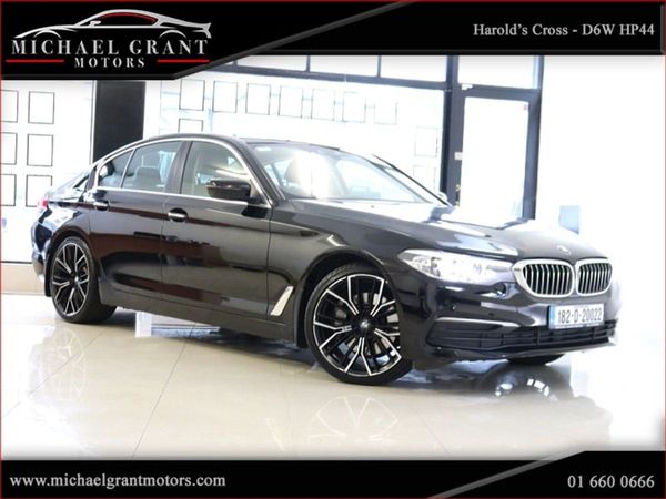 BMW 5-Series Saloon, Diesel, 2018, Black