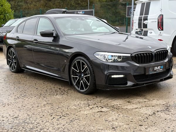 BMW 5-Series Saloon, Petrol Hybrid, 2018, Grey