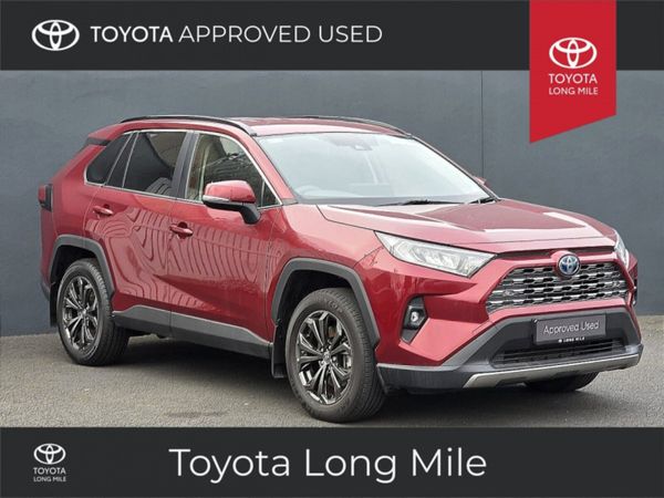 Toyota RAV4 SUV, Petrol Hybrid, 2023, Red