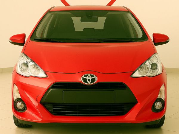 Toyota Aqua Hatchback, Petrol Hybrid, 2014, Red
