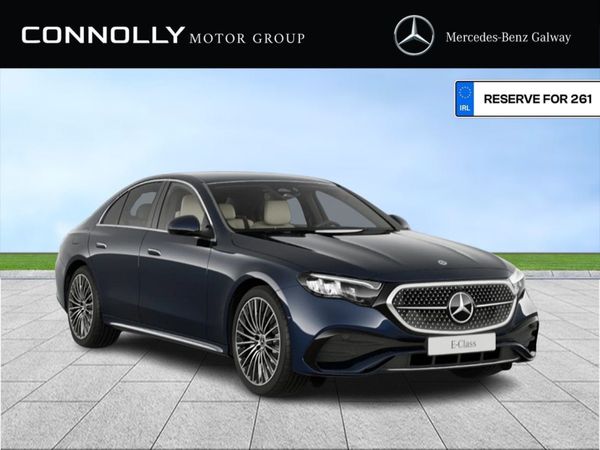 Mercedes-Benz E-Class Saloon, Diesel Plug-in Hybrid, 2026, Blue