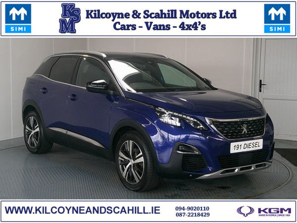Peugeot 3008 SUV, Diesel, 2019, Blue