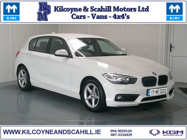 BMW 1-Series Hatchback, Diesel, 2017, White