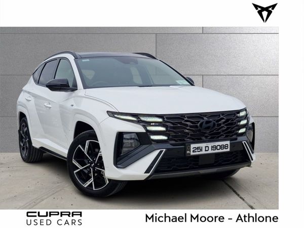 Hyundai Tucson SUV, Petrol Plug-in Hybrid, 2025, White