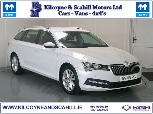Skoda Superb Estate, Diesel, 2020, White