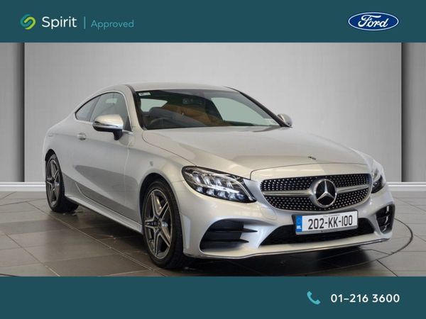 Mercedes-Benz C-Class Coupe, Petrol Hybrid, 2020, Grey