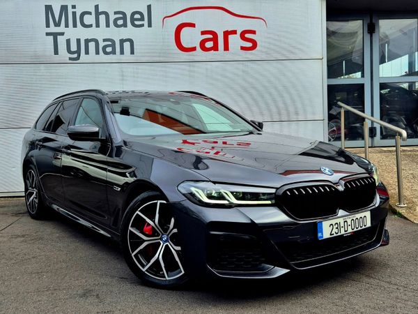 BMW 5-Series Estate, Petrol Plug-in Hybrid, 2023, Grey