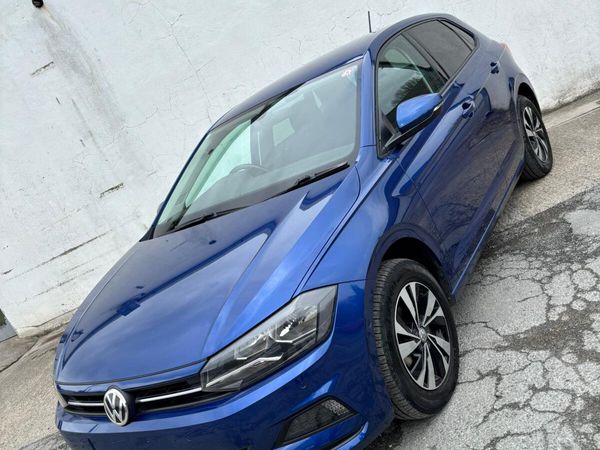 Volkswagen Polo Hatchback, Petrol, 2018, Blue