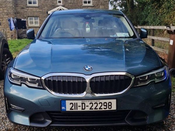 BMW 3-Series Saloon, Petrol Plug-in Hybrid, 2021, Blue