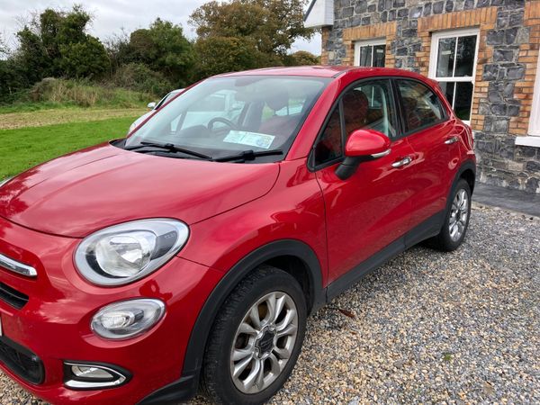 Fiat 500X SUV, Petrol, 2016, Red