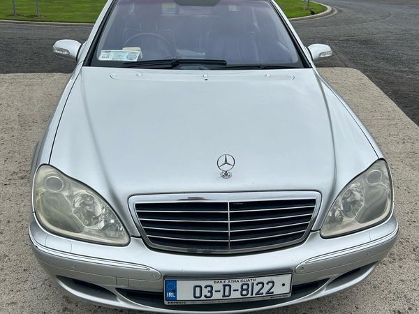 Mercedes-Benz S-Class Saloon, Petrol, 2003, Silver