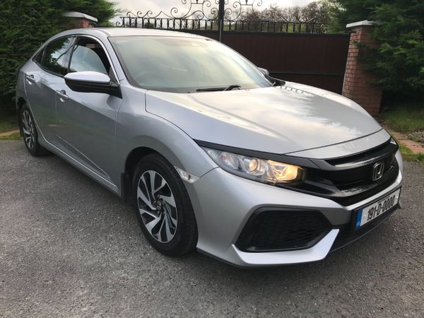 Honda Civic Hatchback, Petrol, 2019, Silver
