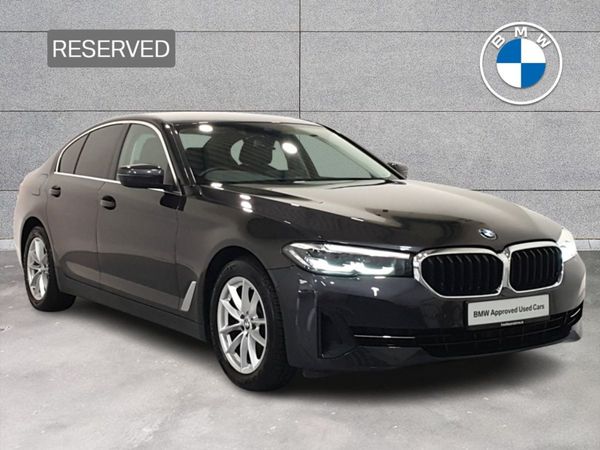 BMW 5-Series Saloon, Diesel Hybrid, 2021, Grey