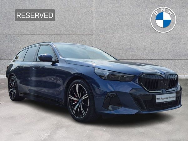 BMW i5 Estate, Electric, 2024, Blue