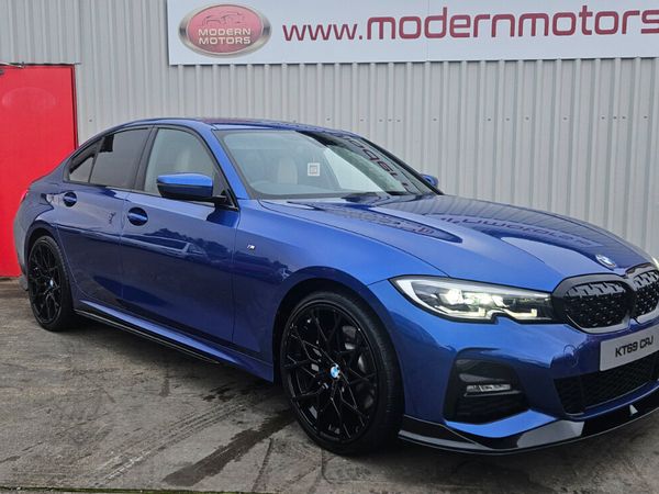 BMW 3-Series Saloon, Petrol Hybrid, 2020, Blue
