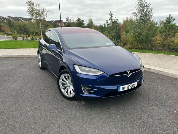 Tesla Model X MPV, Electric, 2019, Blue