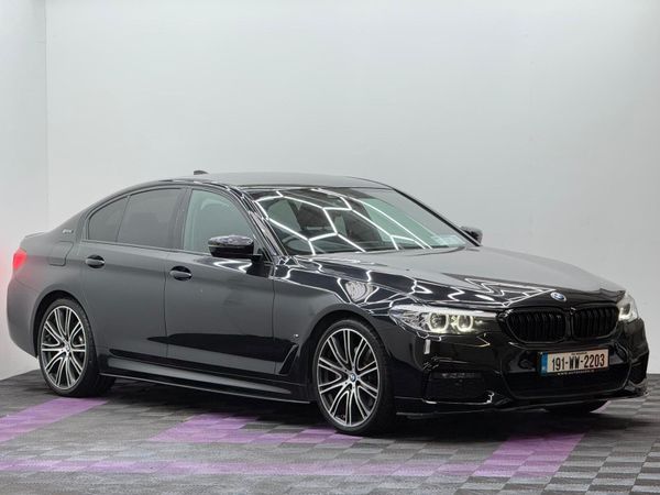 BMW 5-Series Saloon, Petrol Plug-in Hybrid, 2019, Black