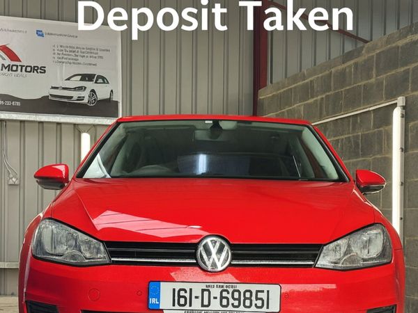 Volkswagen Golf Hatchback, Petrol, 2016, Red