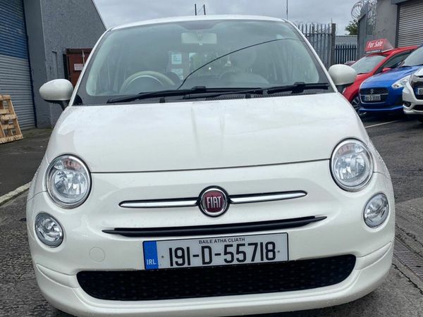 Fiat 500 Hatchback, Petrol, 2019, White