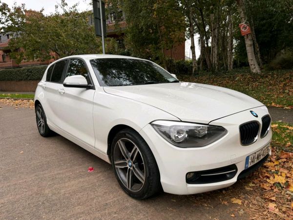 BMW 1-Series Hatchback, Petrol, 2014, White