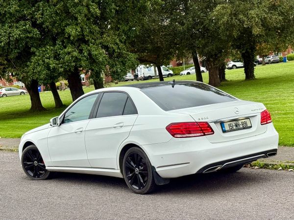 Mercedes-Benz E-Class Saloon, Diesel Hybrid, 2015, White