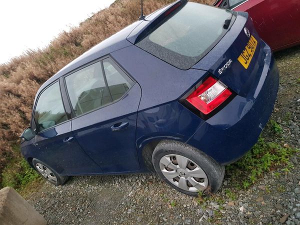 Skoda Fabia Hatchback, Petrol, 2018, Blue