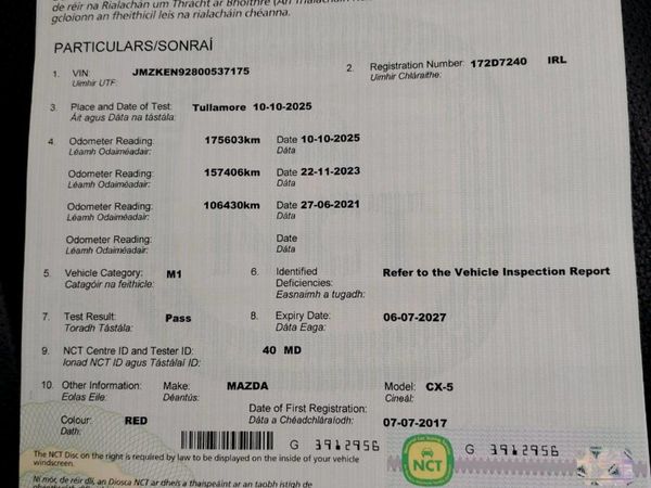 Mazda CX-5 SUV, Diesel, 2017, Red