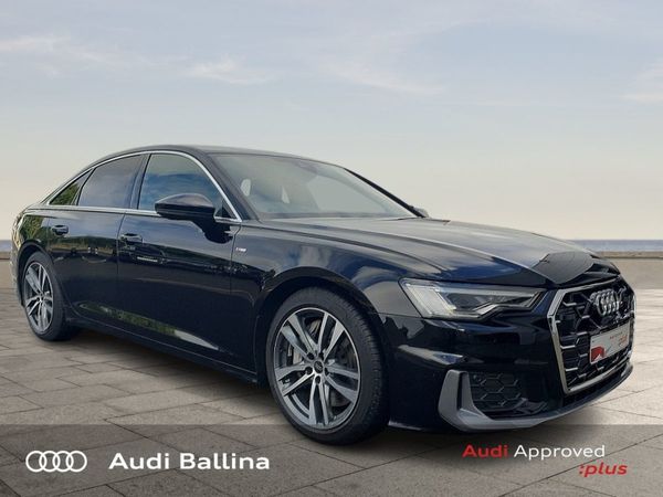 Audi A6 Saloon, Petrol Hybrid, 2025, Black