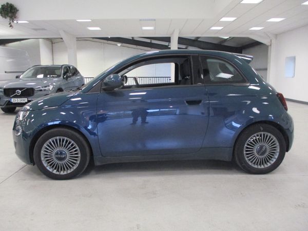 Fiat 500 Hatchback, Electric, 2022, Green