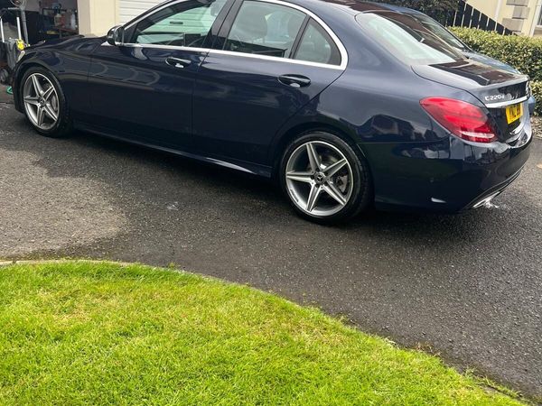 Mercedes-Benz C-Class Saloon, Diesel, 2018, Blue